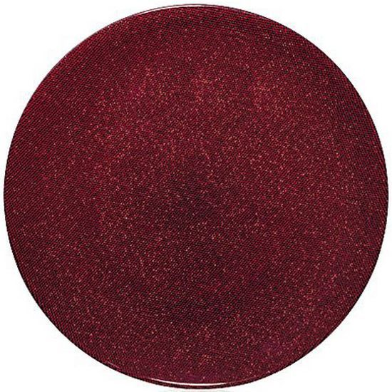 Блюдо для торта кругле Luigi Bormioli Glitter скляне 33 см Бордовий (169-135-A10384BM902AA01)