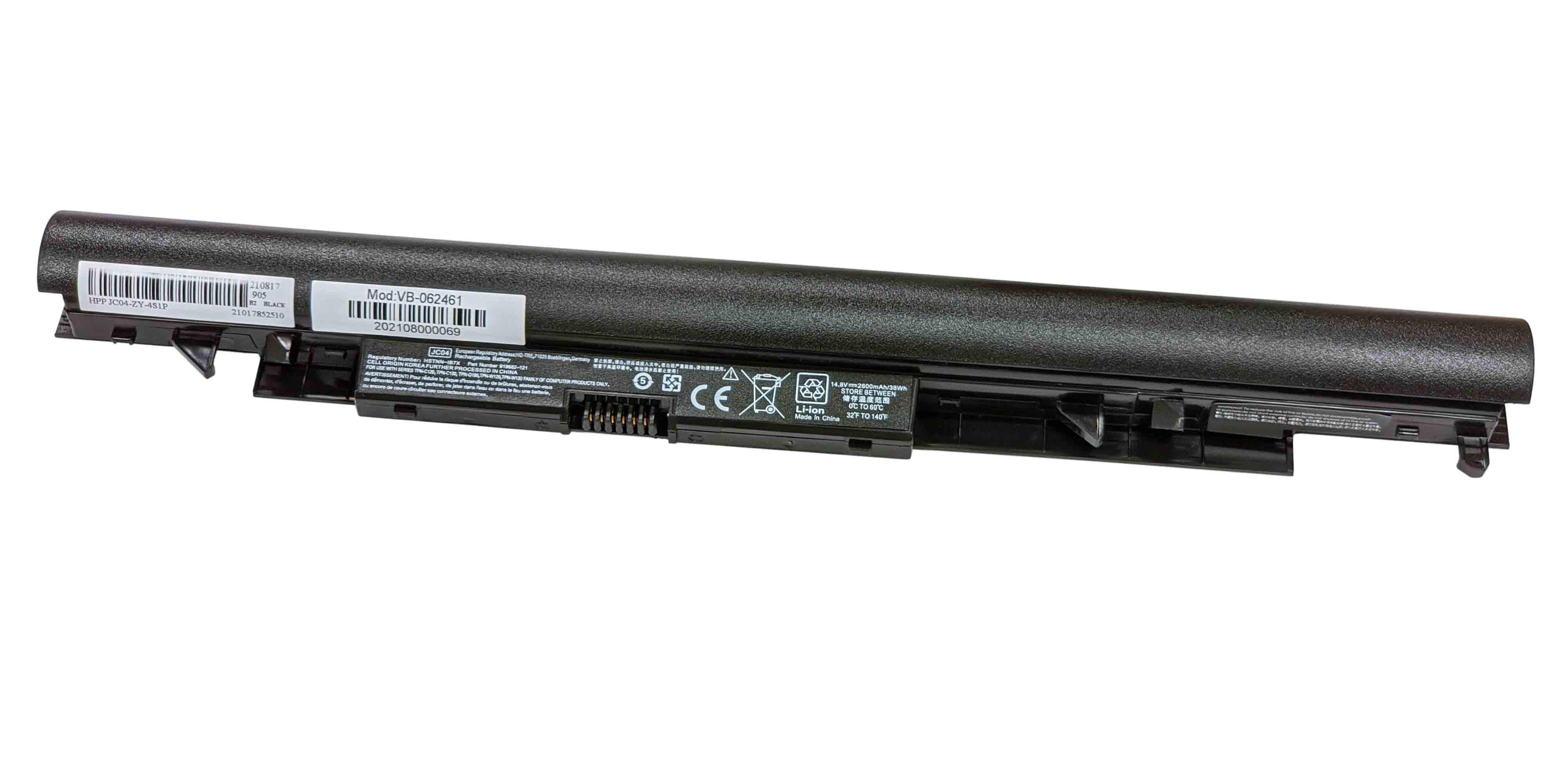 Аккумулятор для ноутбука HP JC04 15-BW 14,8 V 2600 mAh (062461)