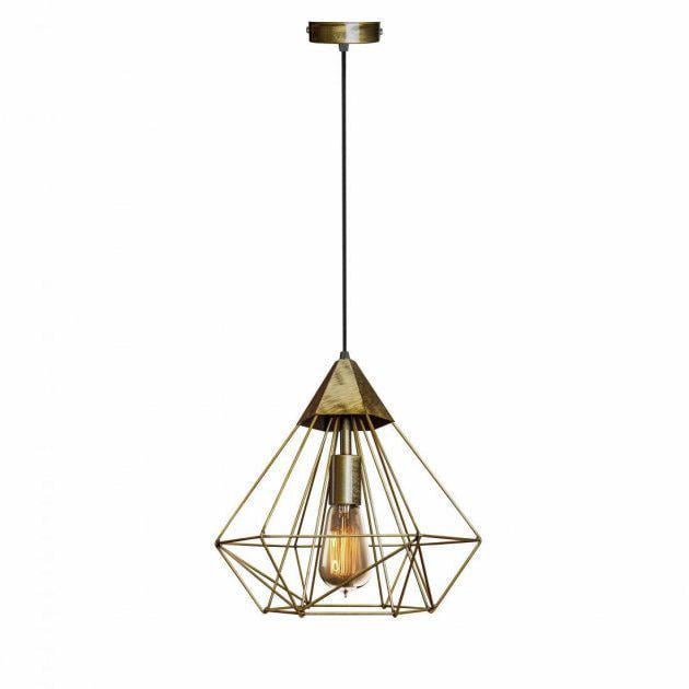 Подвесной светильник лофт MSK ELECTRIC Crystal NL 0538 BN Бронзовый (613444)