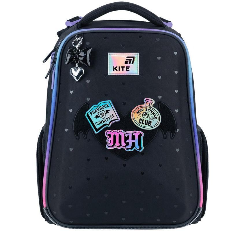 Каркасный рюкзак KITE Education Monster High 38x29x15 см 15 л Черный (MH26-531M)