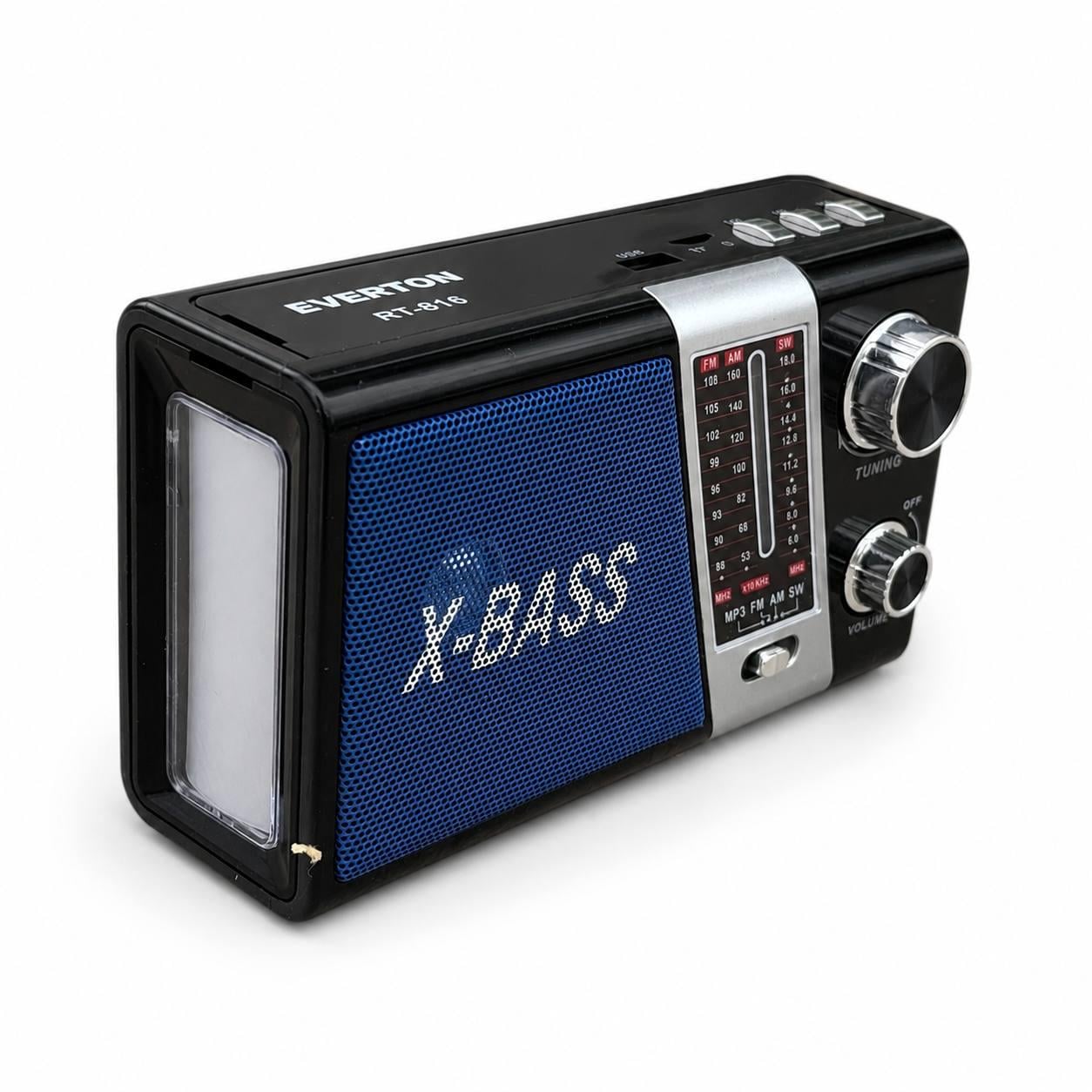 Радіоприймач Everton RT-816 Bluetooth/FM/AM/SW/USB/TF/MP3-плеєр (M1134)