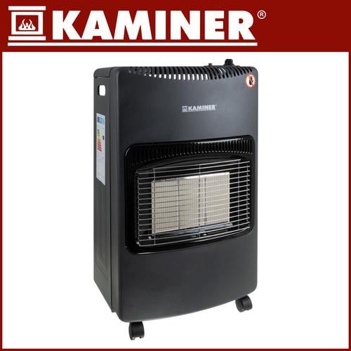 Газовый обогреватель печь Kaminer Slim 4,2 кВт керамический с редуктором и шлангом до 60 кв. м (2982695412) - фото 3