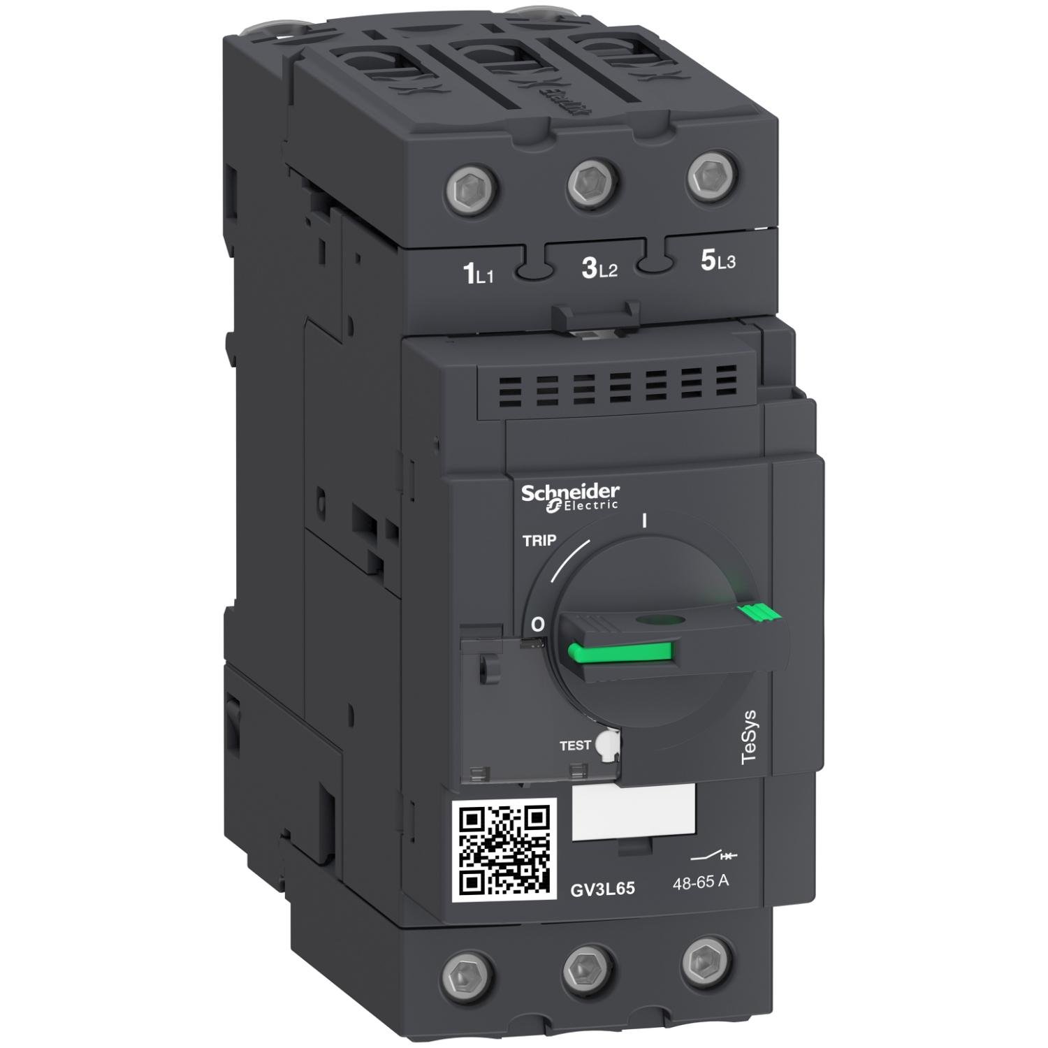 Автомат защиты двигателя Schneider Electric GV3L65 с магнитным расцепителем