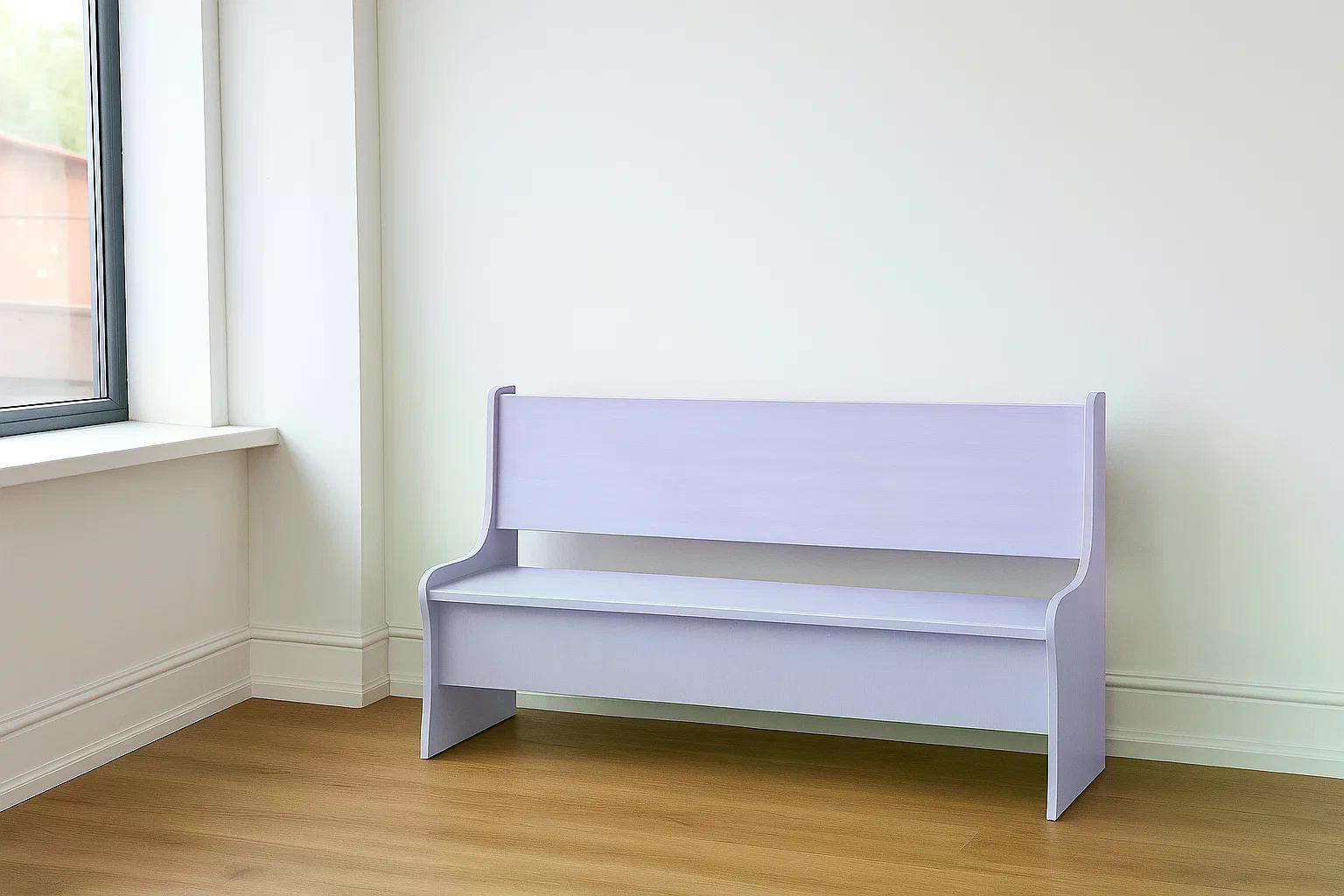 Детская скамья со спинкой GAP DS-43 1500x300 мм Лаванда