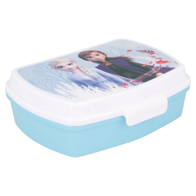 Ланч-бокс для дітей Stor Frozen із застібкою-кліпсою 17x14x5,6 см Білий з блакитним (28398866) - фото 1 Ланч-бокс для дітей Stor Frozen із застібкою-кліпсою 17x14x5,6 см Білий з блакитним (28398866) - фото 1