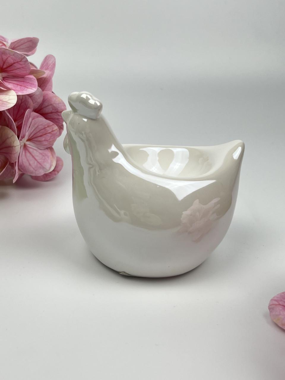 Подставка для яйца BonaDi Перламутровая курочка 10 см - фото 3 Подставка для яйца BonaDi Перламутровая курочка 10 см - фото 3