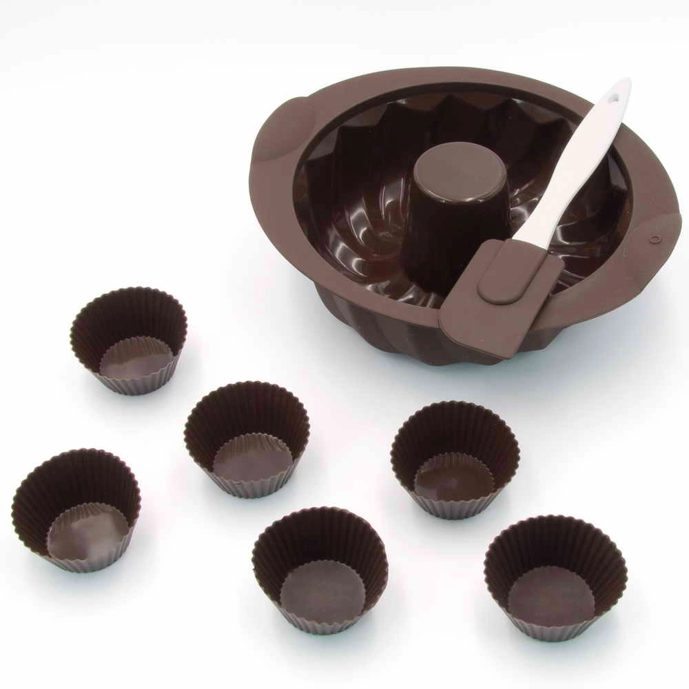 Набір форм для випічки мафінів Lessner Chef Choco 8 пр. (10257)