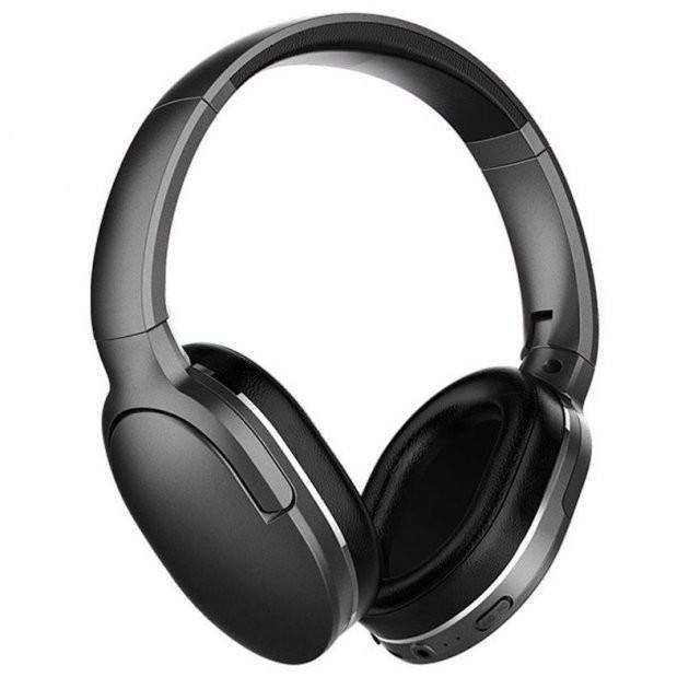 Бездротові накладні Bluetooth навушники BASEUS Encok Wireless headphone D02 Pro Black (NGD02-C01)