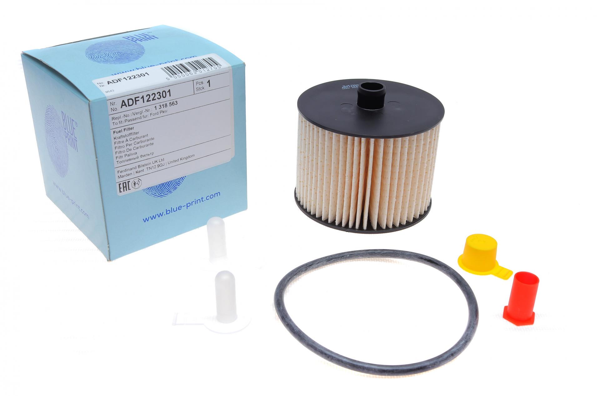 Фильтр топливный BLUE PRINT для Fiat Scudo 2,0 D 99-16 Citroen (C4 04-15/C5 2,0 HDi 08- (ADF122301)