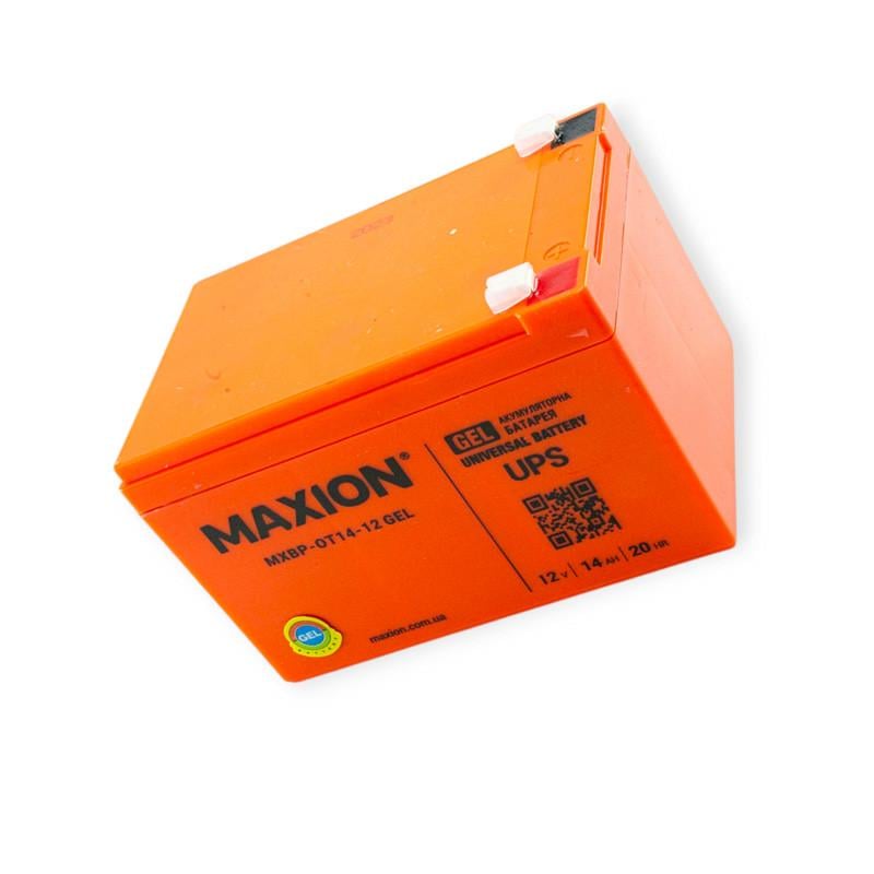 Акумулятор MAXION 12V 14А SLA промисловий Помаранчевий (2684426225)