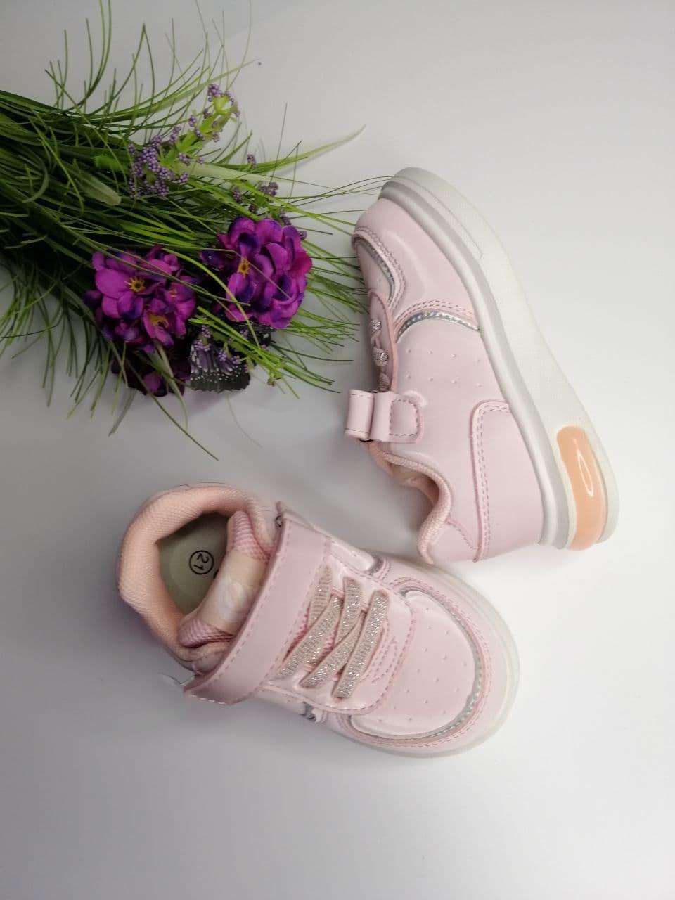 Кросівки для дівчинки Clibee р. 23 14 см Рожевий (82 Е pink) - фото 4 Кросівки для дівчинки Clibee р. 23 14 см Рожевий (82 Е pink) - фото 4