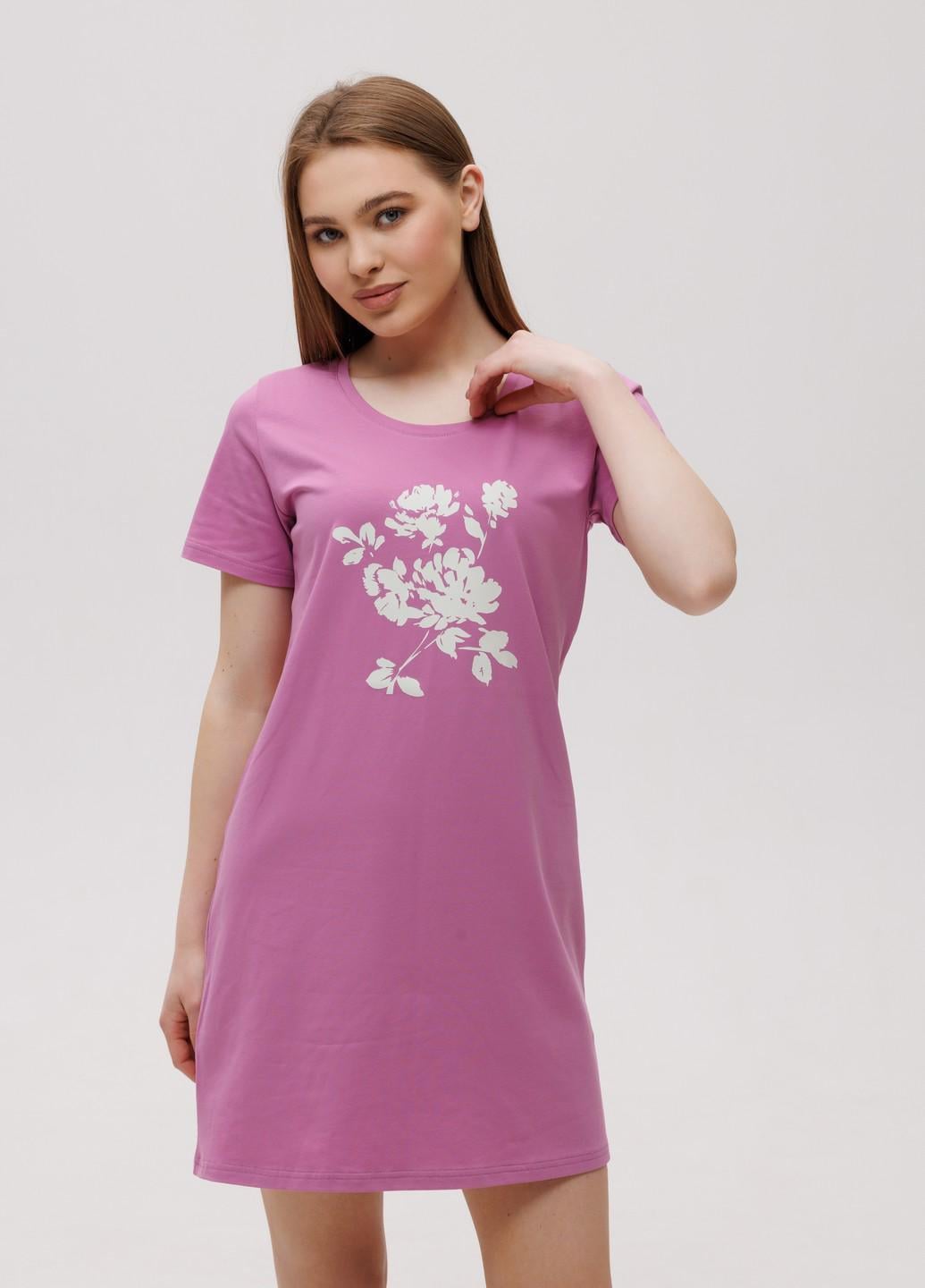 Ночная рубашка Наталюкс хлопковая XL Крокус (4820216311551)