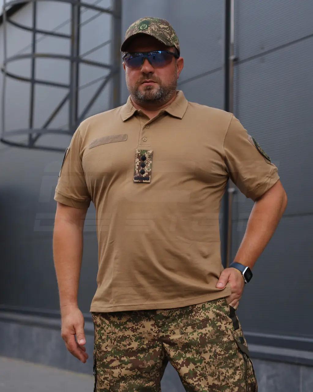 Поло FCT Design хлопок р. 58 Койот