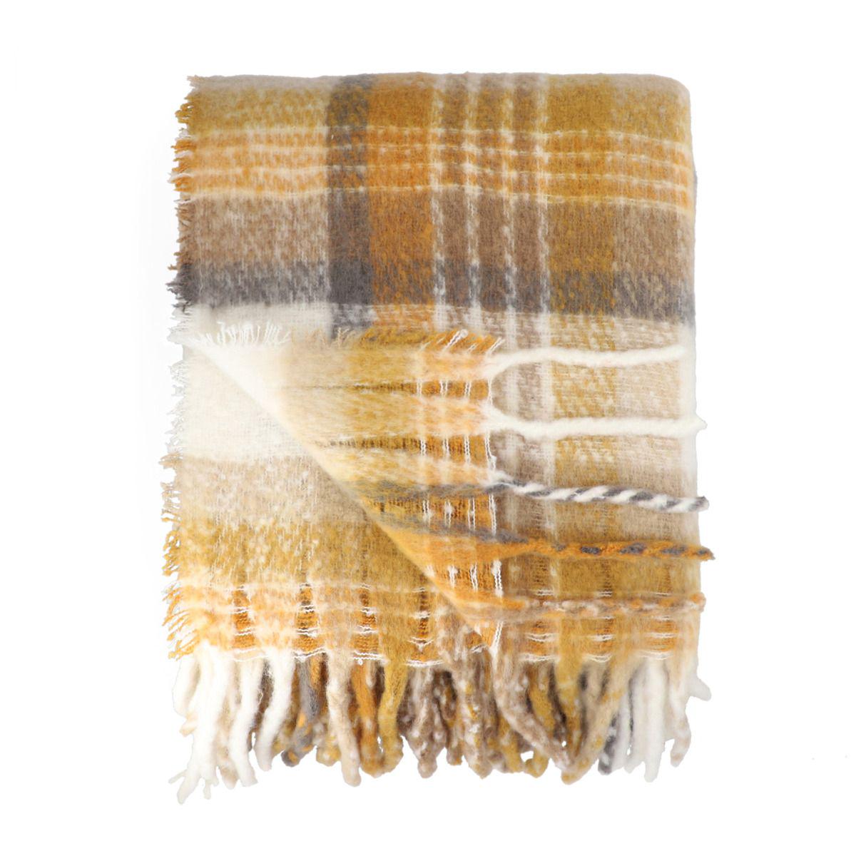 Плед Homla MANPA 130х170 см Светло-коричневый (200718) Плед Homla MANPA 130х170 см Светло-коричневый (200718)