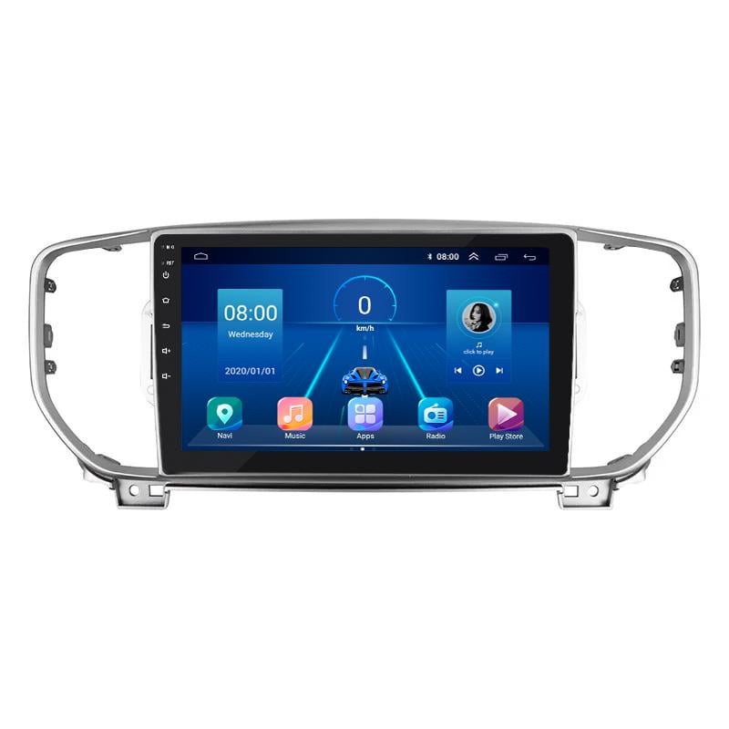 Штатная магнитола 9" Lesko для Kia Sportage IV Рестайлинг 2018-н.в. 6/128Gb 4G Wi-Fi GPS Top Киа