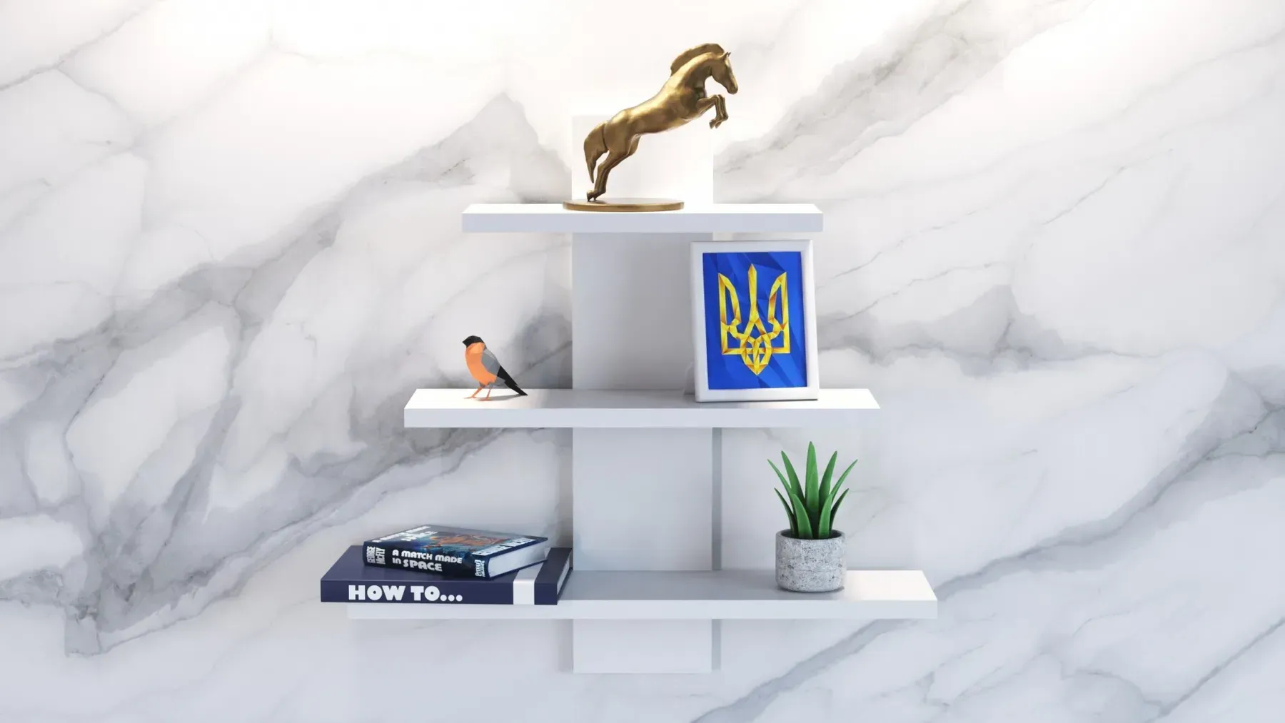 Полка навесная Kontinent П-1 50х14х50 см Белый (52717972) - фото 1 Полка навесная Kontinent П-1 50х14х50 см Белый (52717972) - фото 1