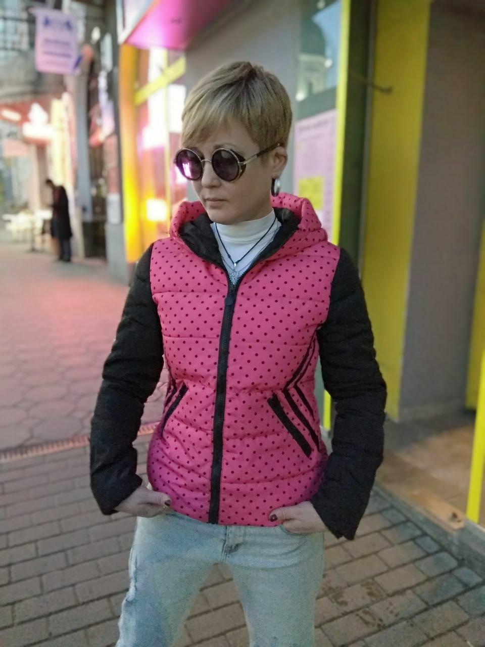 Куртка женская Ava р. 44-46 Малиновый (1893-ян)