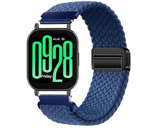 Ремешок Textile Elastic для смарт-часов Redmi Watch 5 Lite/Watch 5 Active 22 мм Синий