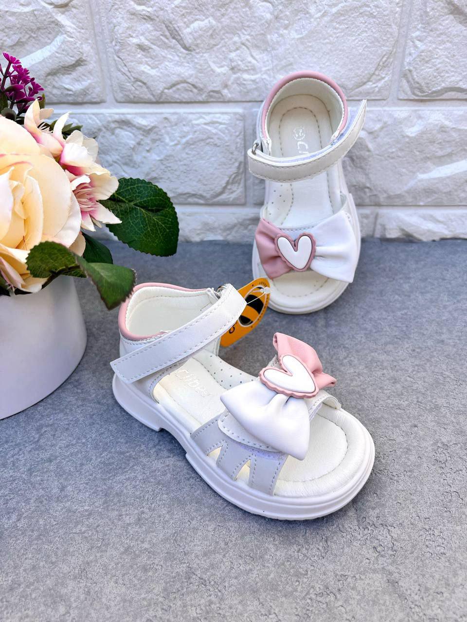 Босоножки для девочки Clibee 1501 р. 21 13,7 см Белый