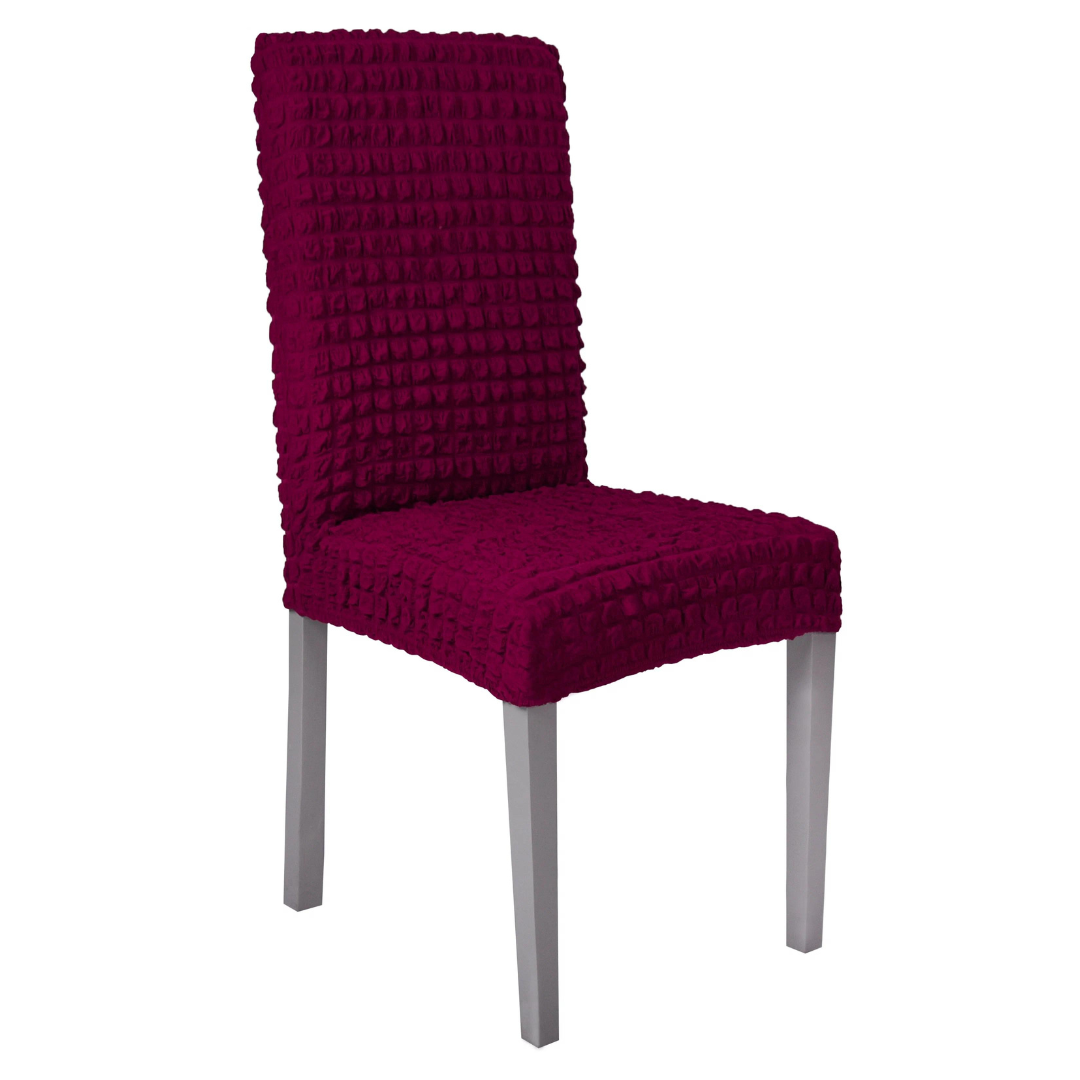 Еврочехол Эко-Комфорт на стул со спинкой Бордовый