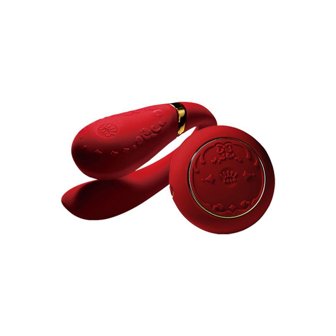 Вибратор-смарт для пар ZALO Fanfan set Bright Red пульт ДК (2112994798) Вибратор-смарт для пар ZALO Fanfan set Bright Red пульт ДК (2112994798)