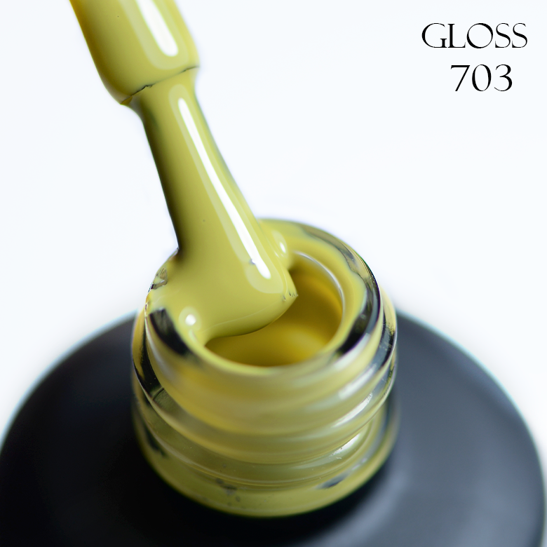 Гель-лак GLOSS 703 11 мл Желто-оливковый (7154) Гель-лак GLOSS 703 11 мл Желто-оливковый (7154)