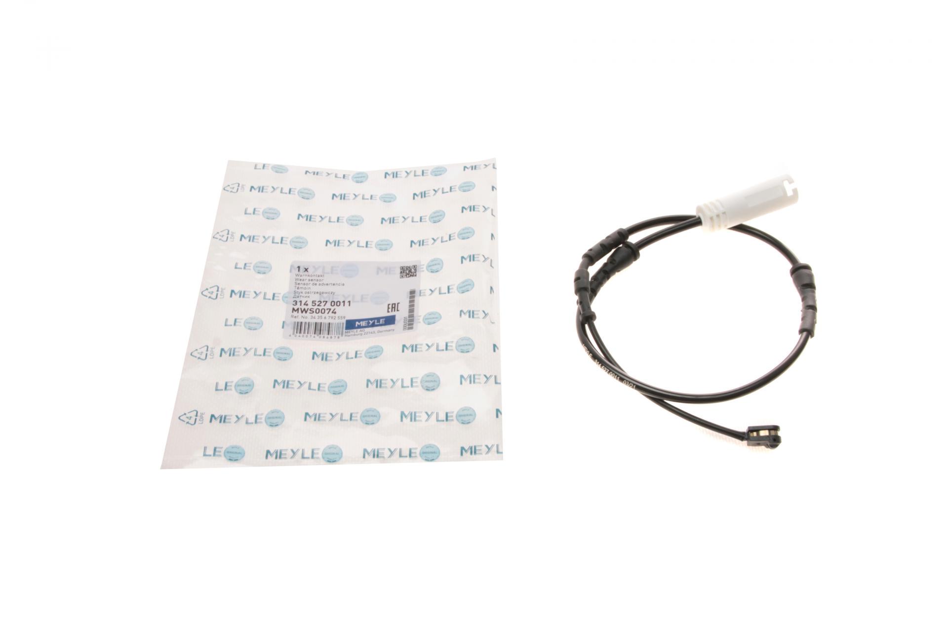 Датчик износа тормозных колодок передних BMW 1 E81/82/ (3 E90-93 04-11 L 650 мм 314 (527 0011)