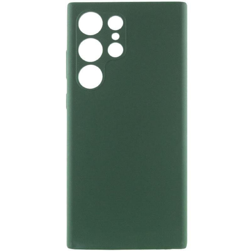 Протиударний Чохол Silicone Cover Lakshmi Full Camera (AAA) для Samsung Galaxy S23 Ultra Зелений / Cyprus Green