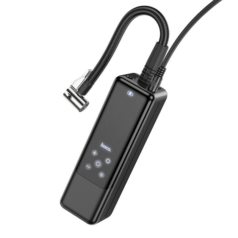 Насос автомобильный портативный Hoco ZP5 May smart air pump (00000066607_1) - фото 3 Насос автомобильный портативный Hoco ZP5 May smart air pump (00000066607_1) - фото 3
