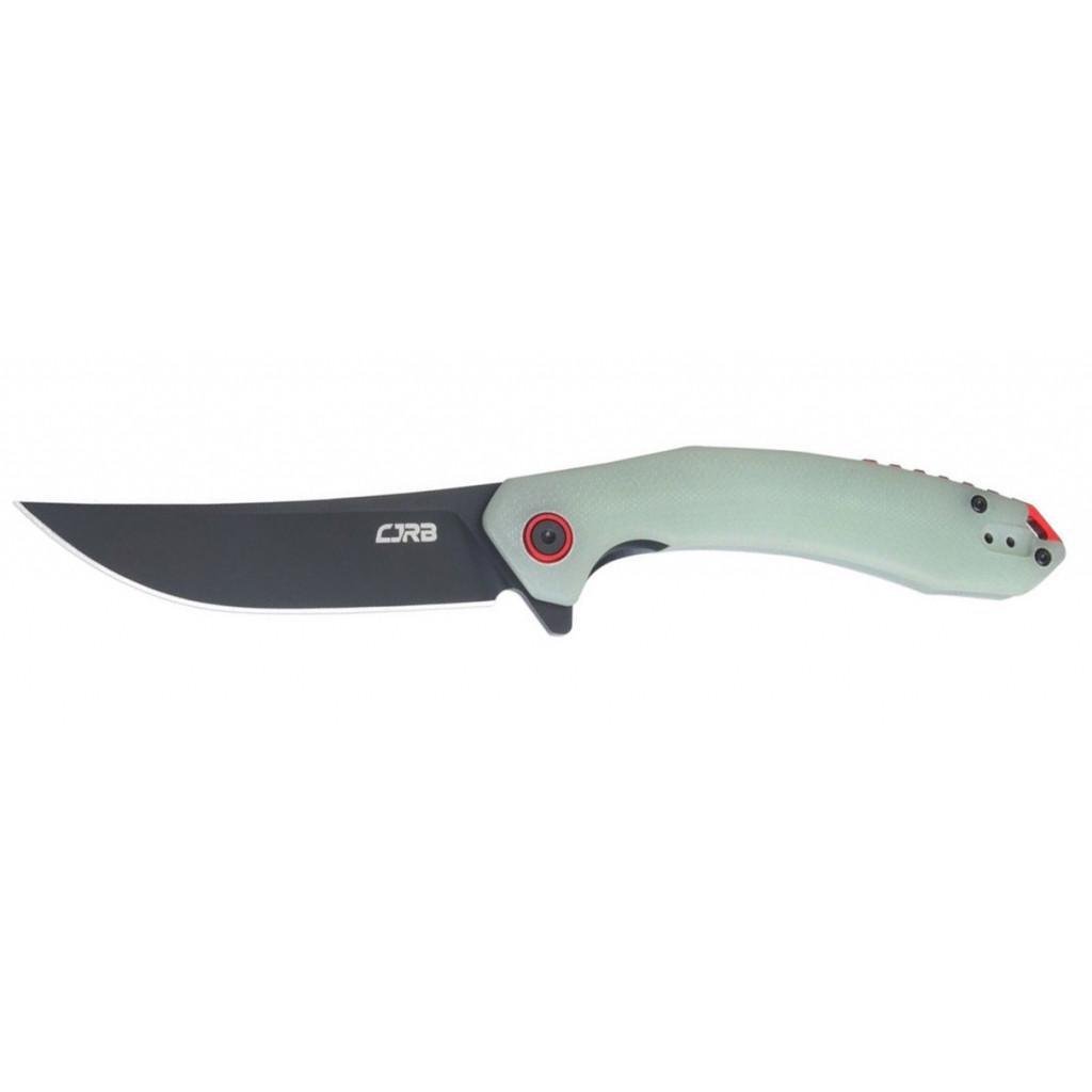 Ніж складаний мисливський CJRB Gobi Black Blade G10 Mint Green (m381044)