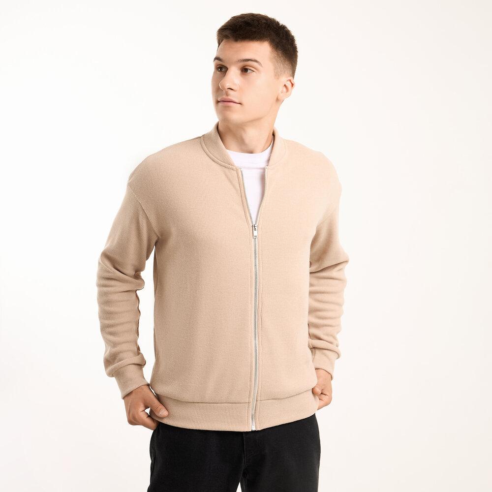 Джемпер мужской Pobedov Moon на молнии XL Бежевый (25021/1/4) - фото 2 Джемпер мужской Pobedov Moon на молнии XL Бежевый (25021/1/4) - фото 2
