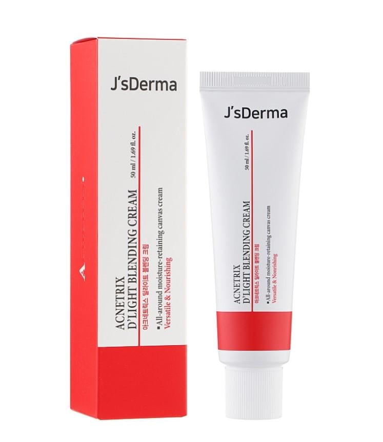 Крем для проблемной кожи восстанавливающий JsDerma Acnetrix Blending Cream 50 мл (36692143)