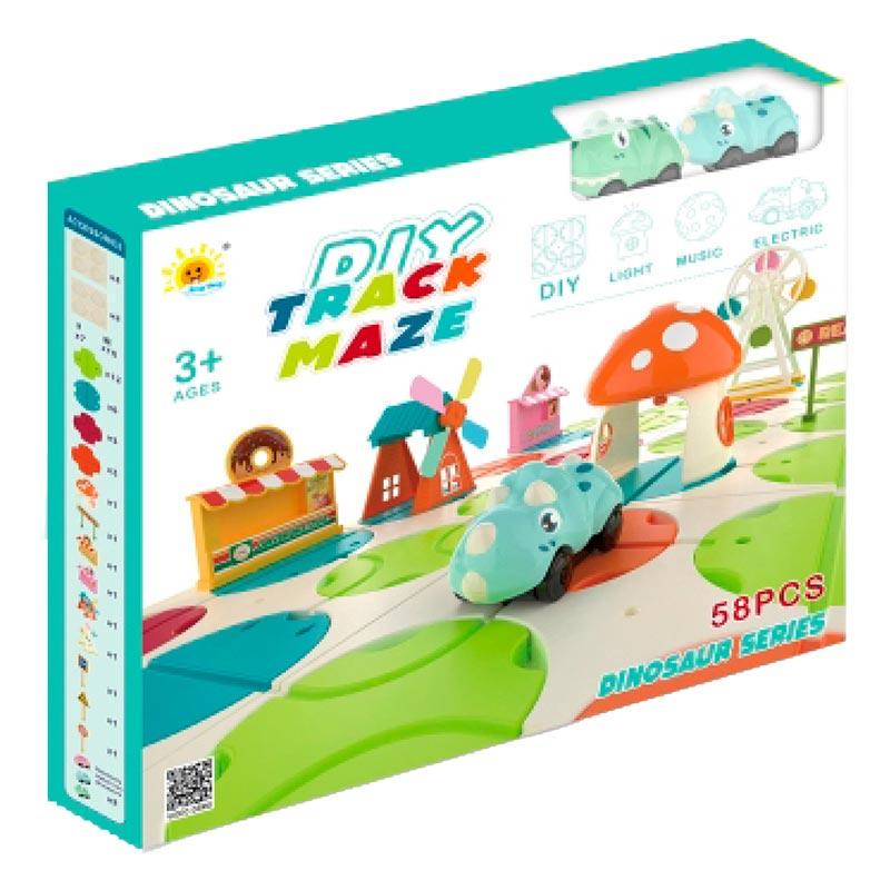 Настольная игра Строительство дороги 58 деталей 2023-10 (31156097)