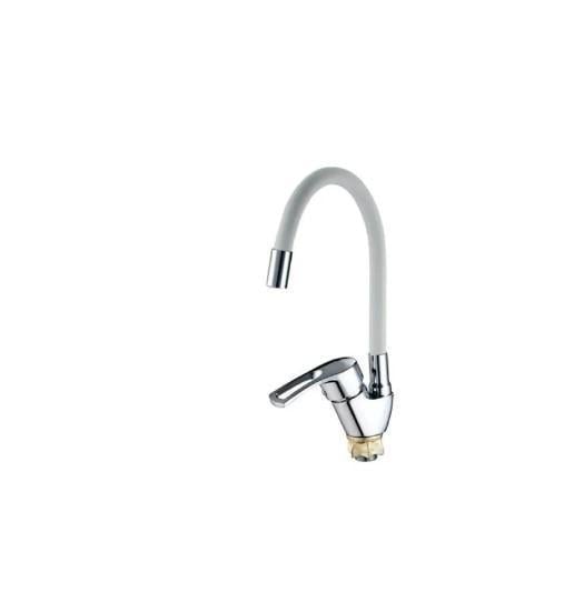 Смеситель для кухни MIXXUS YUB4-181 Reflector с белым силиконовым изливом (MI6482) Смеситель для кухни MIXXUS YUB4-181 Reflector с белым силиконовым изливом (MI6482)