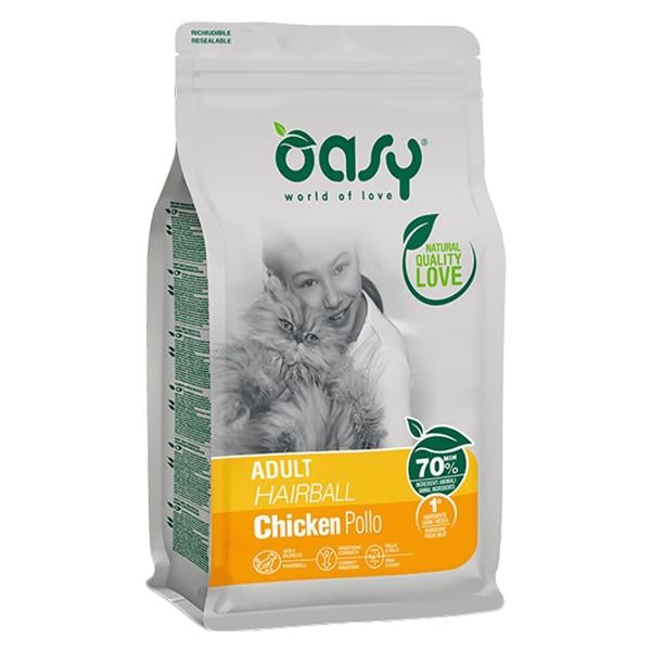 Корм для кошек сухой OASY LIFESTAGE Hairball 300 г (000025565)