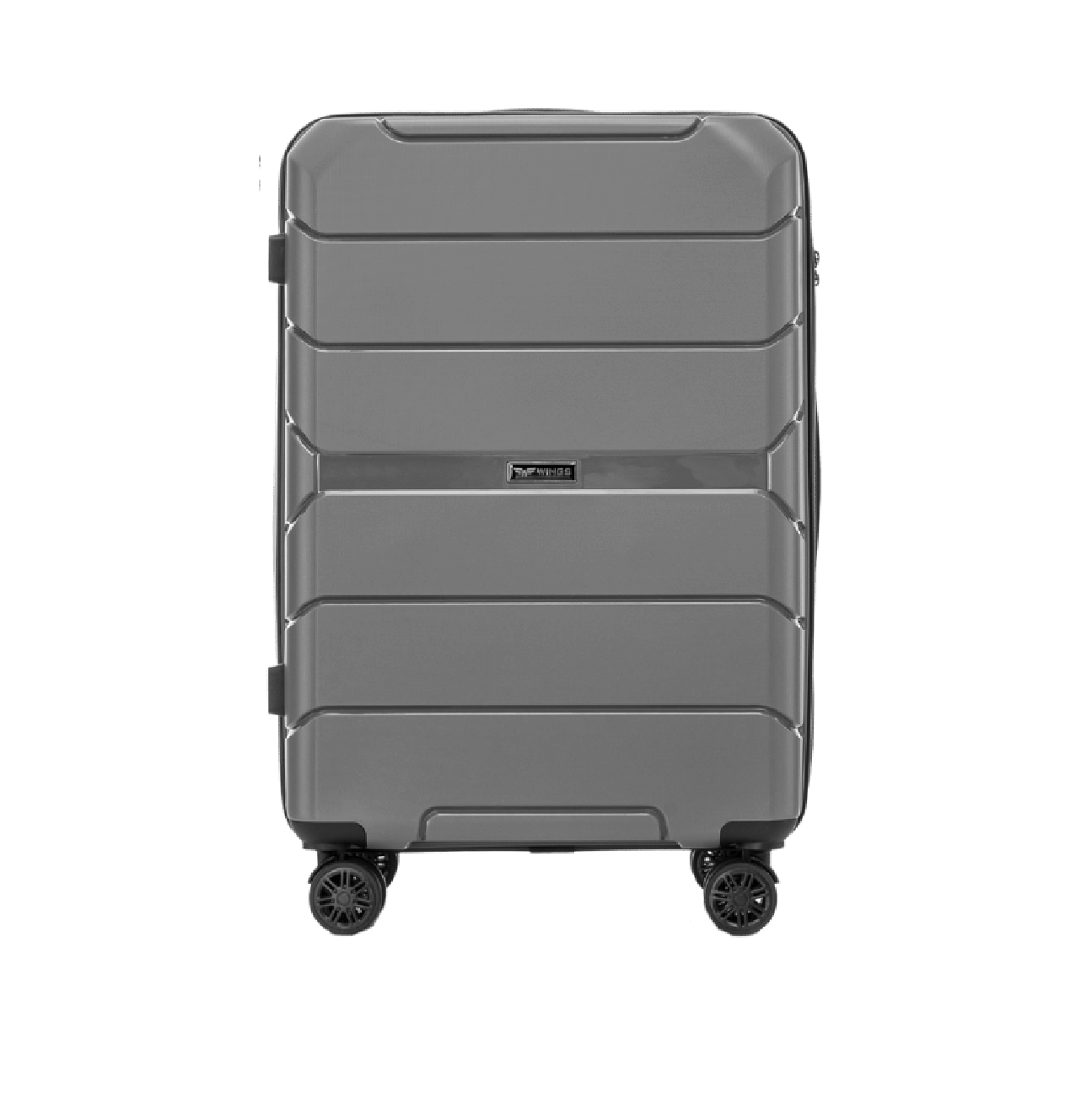 Чемодан дорожный из полипропилена Wings PP05 M Серый (22630146) - фото 1 Чемодан дорожный из полипропилена Wings PP05 M Серый (22630146) - фото 1