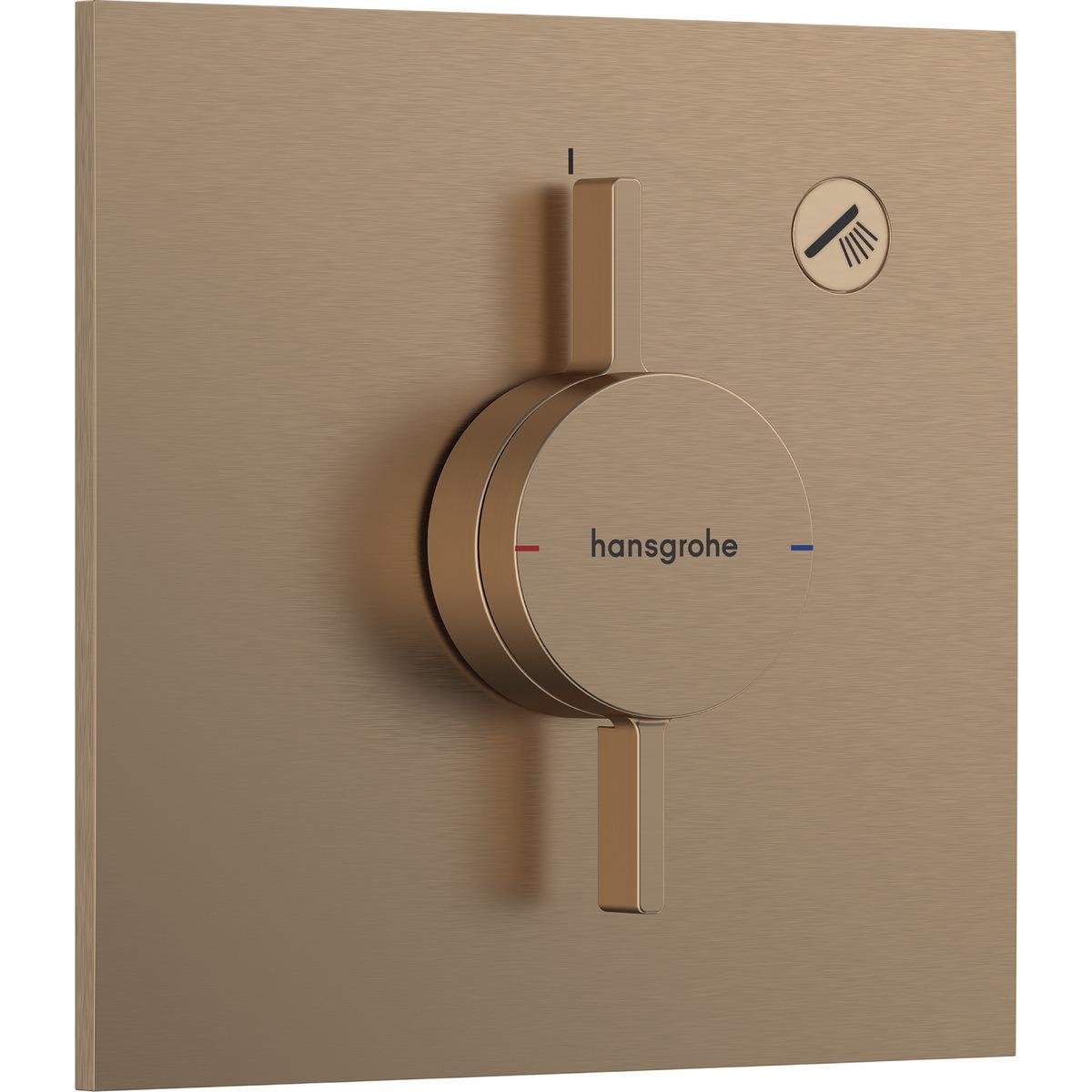 Зовнішня частина змішувача без прихованої частини Hansgrohe DuoTurn E 75617140 Бронзовий (240803)