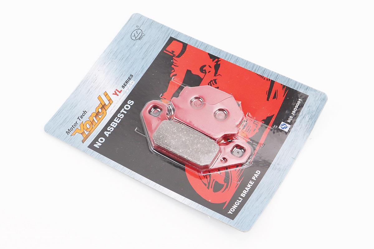 Гальмівні колодки дискові KAWASAKI ATV-KXF 250/KSF 250/KEF 300/SUZUKI ATV-LT 230/250/500 Червоний (327206)