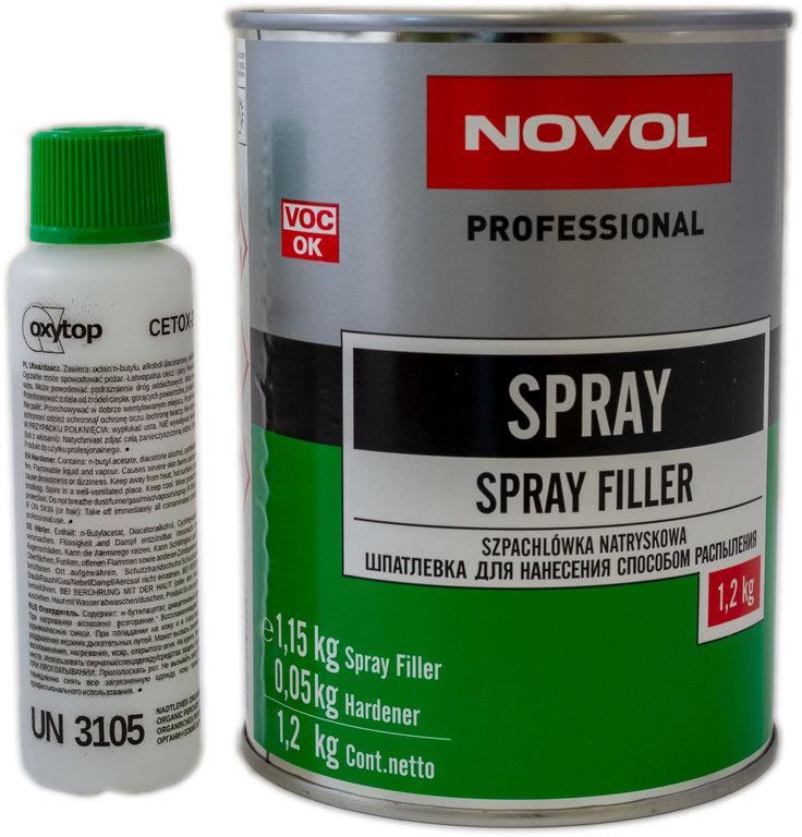 Шпаклевка распыляемая NOVOL Spray 1,2 кг (000025812)