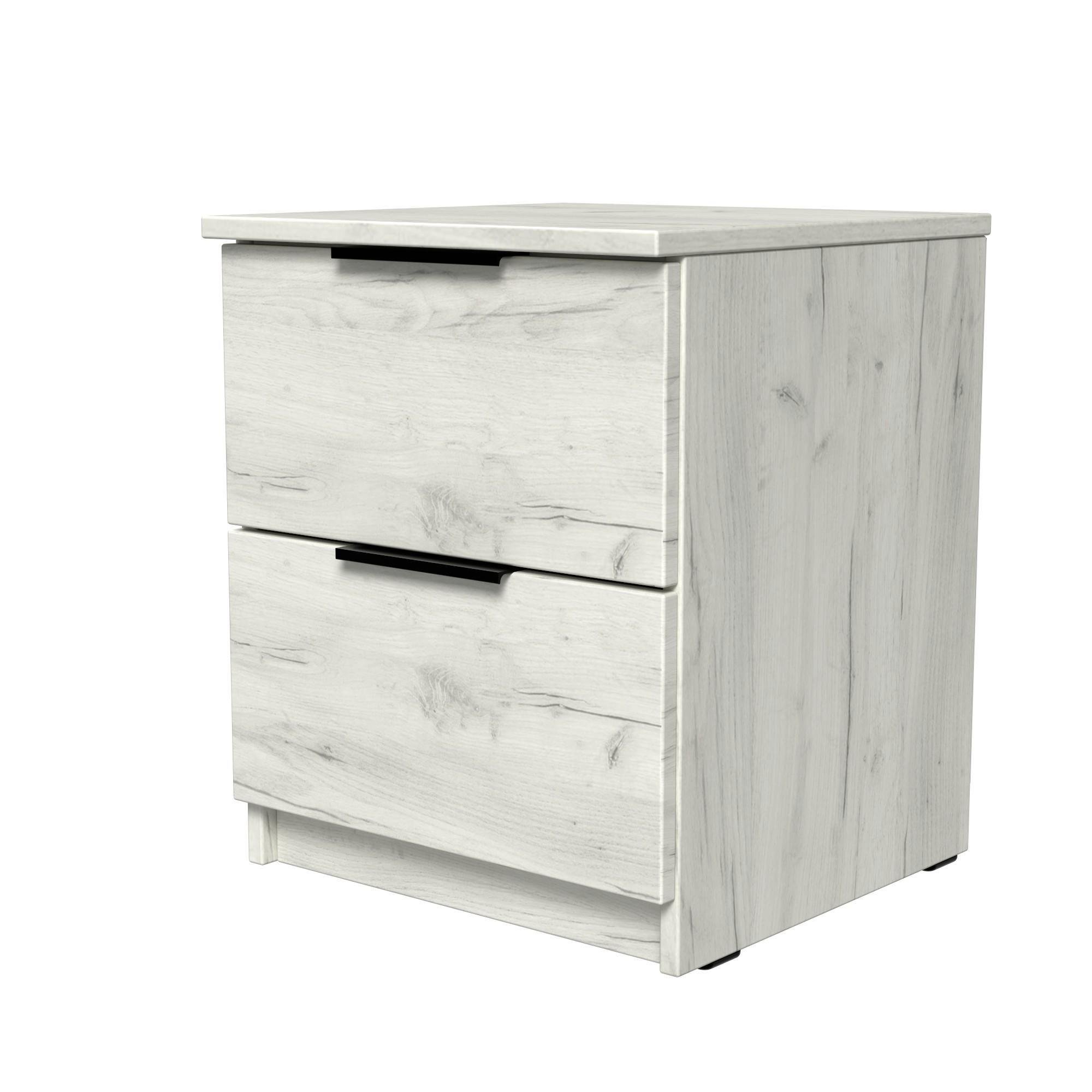 Тумба прикроватная ТП3 SENAM 480х400х400 мм ДСП Дуб Крафт Белый - фото 3 Тумба прикроватная ТП3 SENAM 480х400х400 мм ДСП Дуб Крафт Белый - фото 3