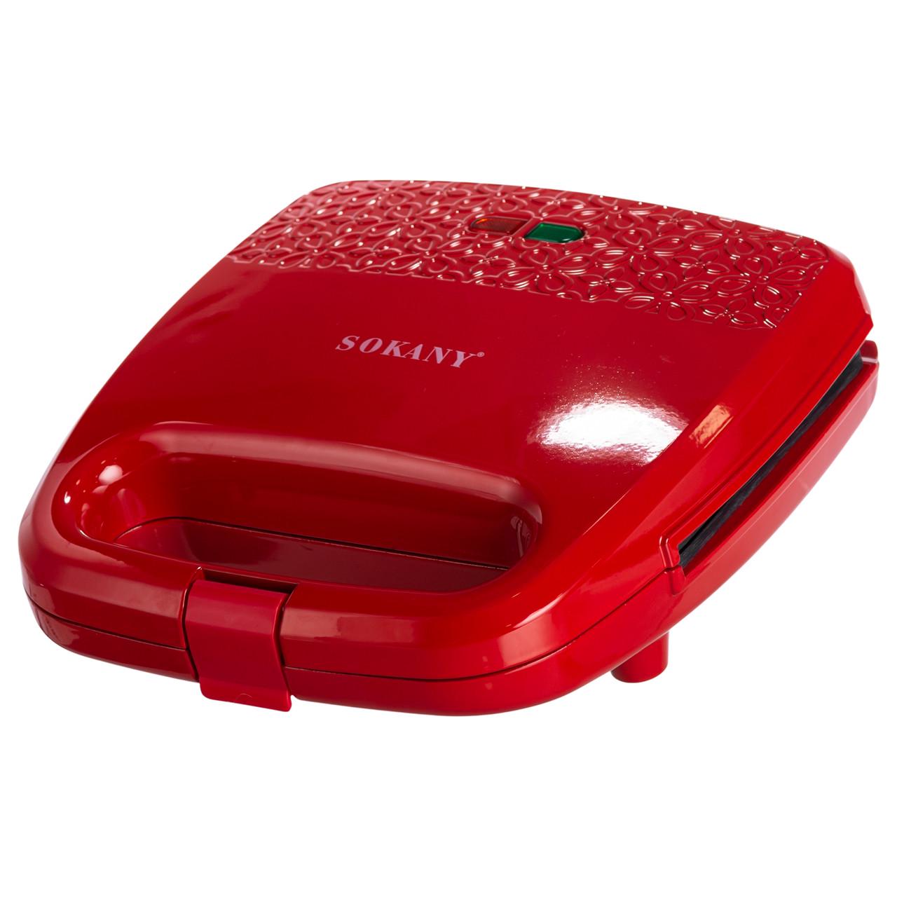 Сендвичница-бутербродница Sokany SK-08051 с антипригарным покрытием (7387) - фото 6 Сендвичница-бутербродница Sokany SK-08051 с антипригарным покрытием (7387) - фото 6