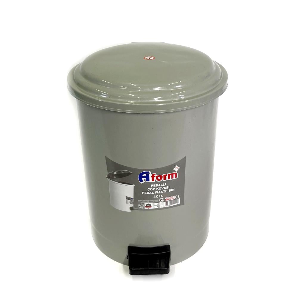Мусорное ведро с педалью 30 л Серый (РК-30 101)