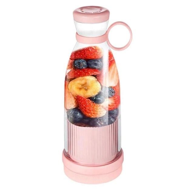 Блендер у пляшці MINI JUICER Рожевий (DR017706)