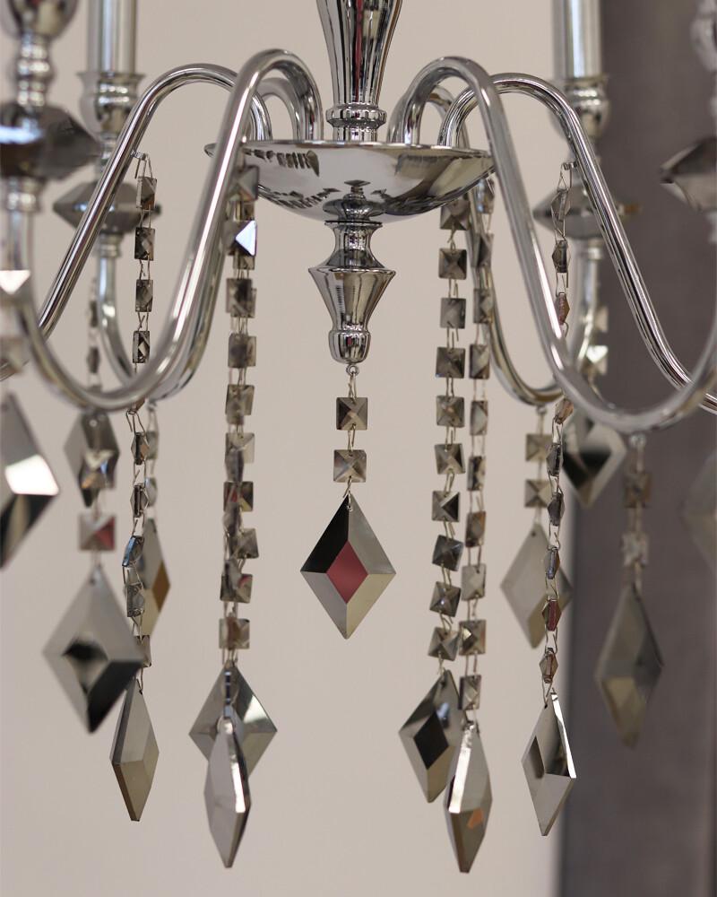 Люстра Edlin PL2417-6 Vanessa E14 6x12W IP20 Хром (32205346) - фото 4 Люстра Edlin PL2417-6 Vanessa E14 6x12W IP20 Хром (32205346) - фото 4