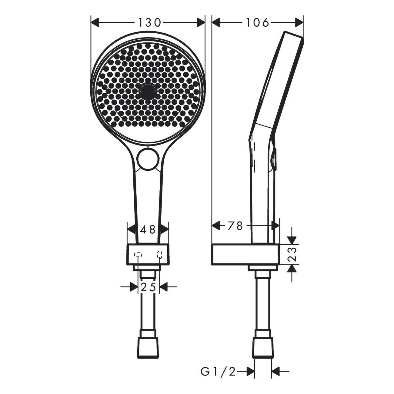 Душовий комплект Hansgrohe RAINFINITY 26852700 Білий (75571) - фото 3