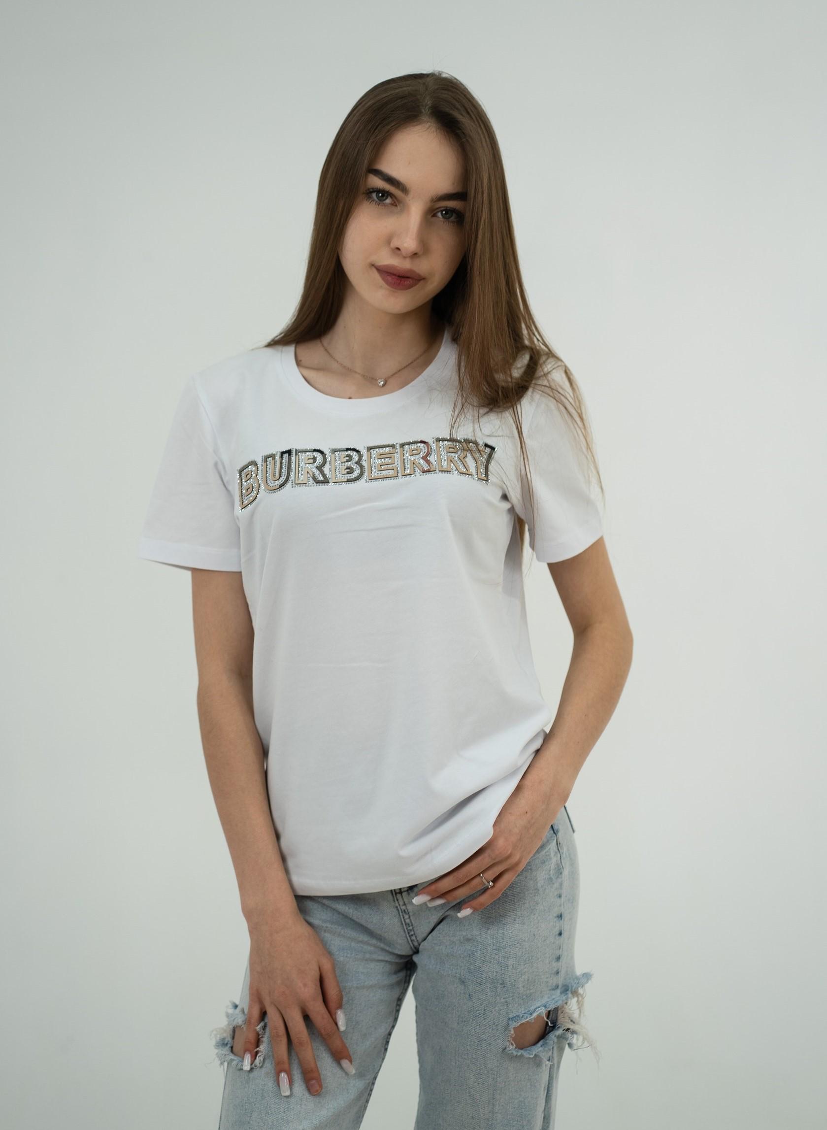 Футболка женская Burberry B-5050 XL White