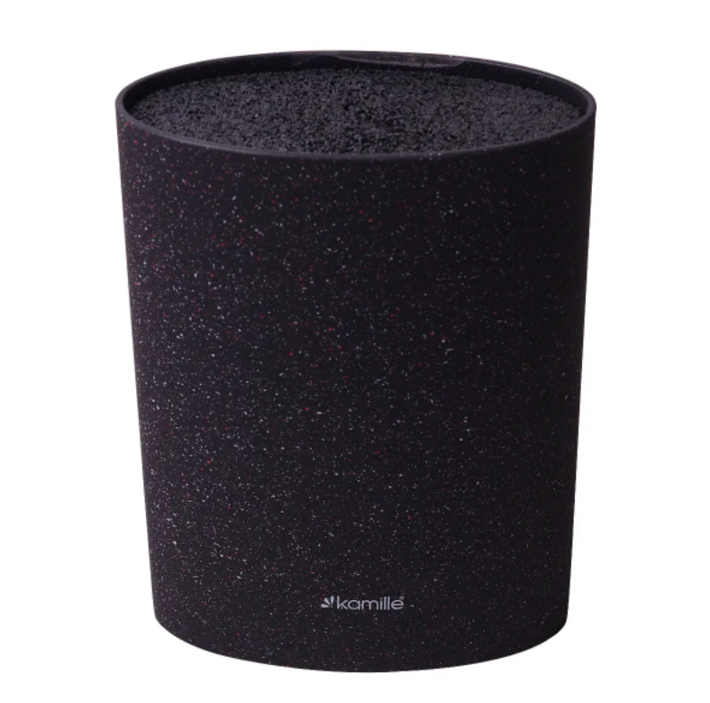 Подставка для ножей Kamille KM-7606 22 см Черный (NA002110)