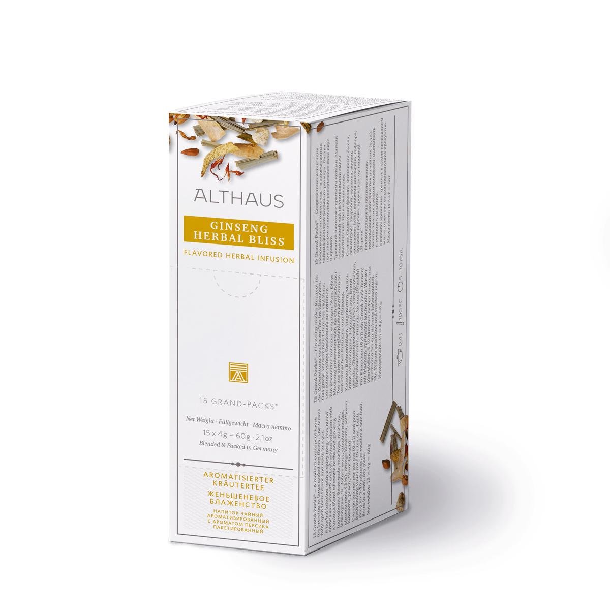 Чай Althaus Ginseng Herbal Bliss 15 пакетиков (10055375)