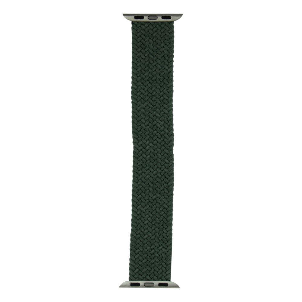 Ремешок Braided Solo Loop Band для Apple Watch 38 мм/40 мм/41 мм Size M 144 мм Зеленый Ремешок Braided Solo Loop Band для Apple Watch 38 мм/40 мм/41 мм Size M 144 мм Зеленый