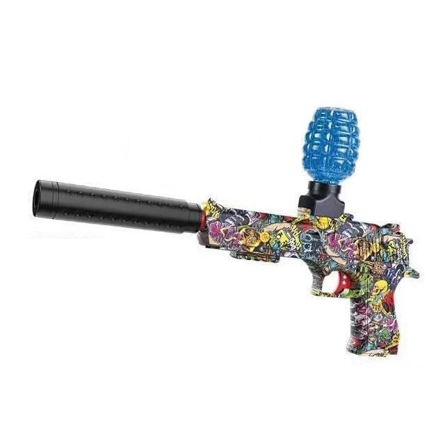 Пистолет GLOCK стреляет орбизами мягкими патронами глушитель/защитные очки от аккумулятора 3,7 V Multicolor (152103)